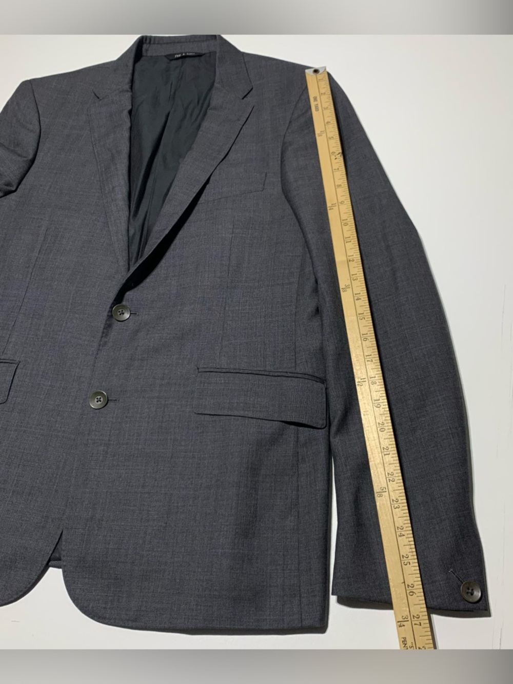 Rag & Bone Blazer Suit 100% Wool Gray Mens Size US 40 Pant Size 30x32 - Picture 11 of 14